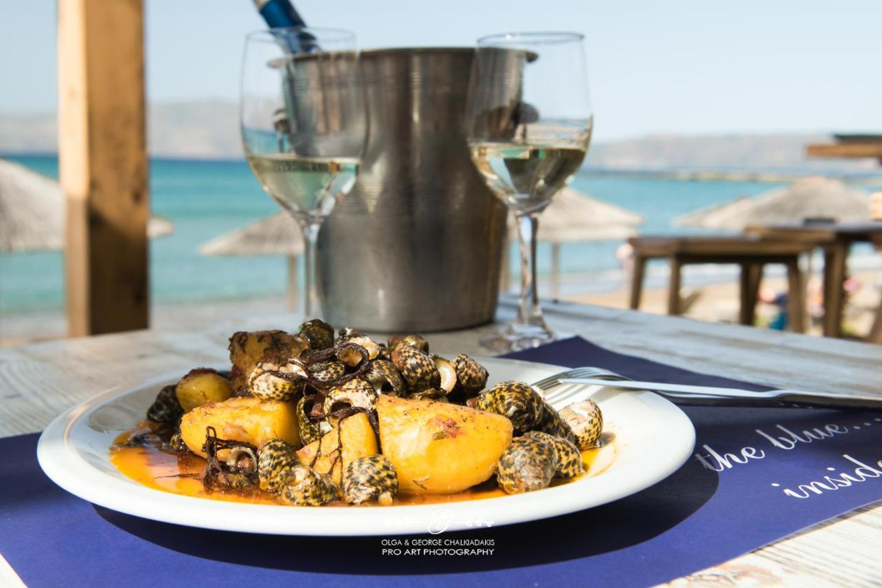 Molos Beach Rooms Kíssamos Buitenkant foto