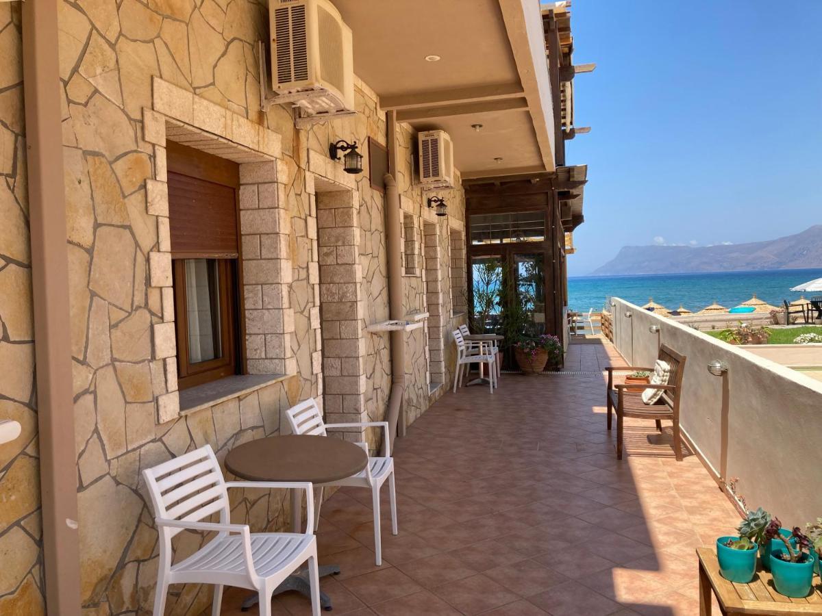 Molos Beach Rooms Kíssamos Buitenkant foto